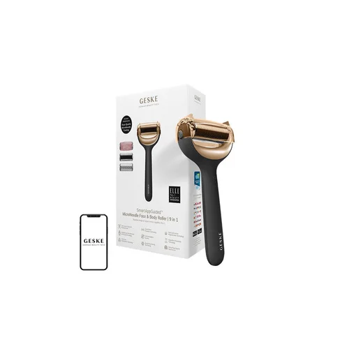 GESKE 9-in-1 veido ir kūno mikroadatinis ritinėlis, pilkas image 1