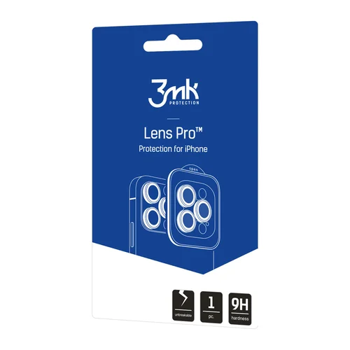 3mk Pro objektyvo apsauga Apple iPhone SE4/16E, pilka image 2