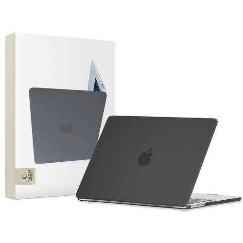 Tech-Protect SmartShell dėklas MacBook Air 13″, matinė juoda image 1
