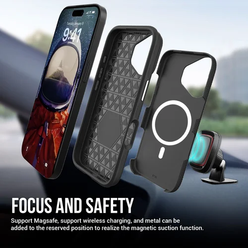 Perfectionists Triangle Mag Case Apple iPhone 11 Juodas image 2