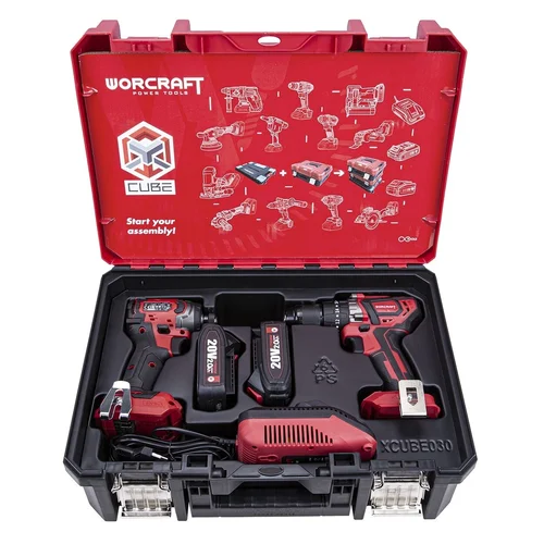 WORCRAFT CHD-S20LiBA/CIS-S20LiB-260 rinkinys 20V XCUBE image 1