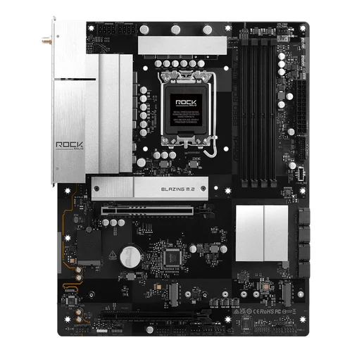 Asrock B860 Rock WiFi 7 ATX LGA 1851 pagrindinė plokštė image 1