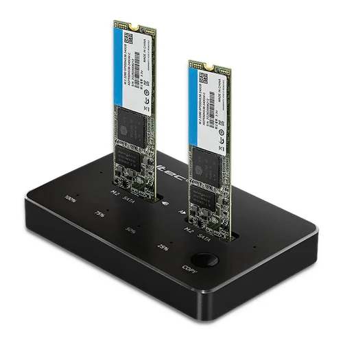 Qoltec 50310 M.2 SATA dokavimo stotis, 2 diskams image 1