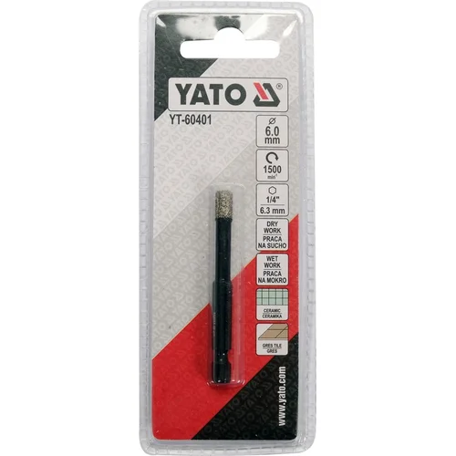 YATO YT-60401 deimantinė karūnėlė 6 mm image 3