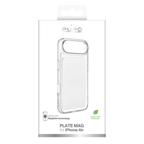 Puro Plate Mag dėklas iPhone 17 Air, baltas image 2