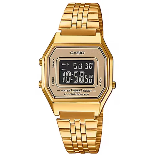 CASIO LA680WGA-9B auksinis moteriškas laikrodis image 1