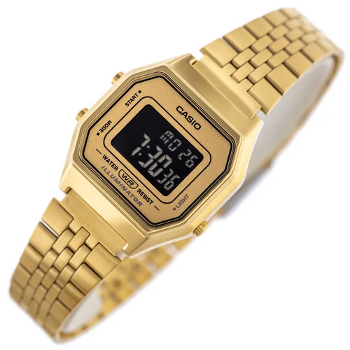 CASIO LA680WGA-9B auksinis moteriškas laikrodis image 2
