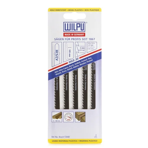 Wilpu Siaurapjūklių pjūklelių rinkinys (5 vnt.) image 1