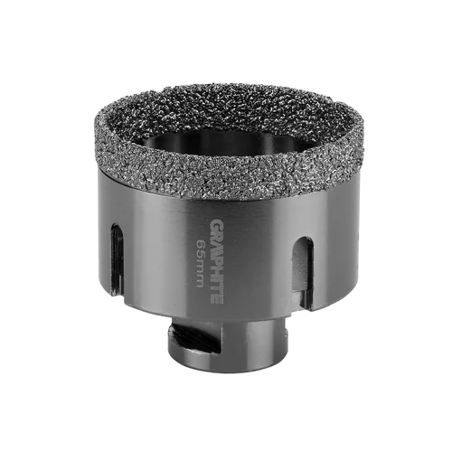 GRAPHITE Deimantinė gręžimo karūnėlė 65 mm x M14 image 1