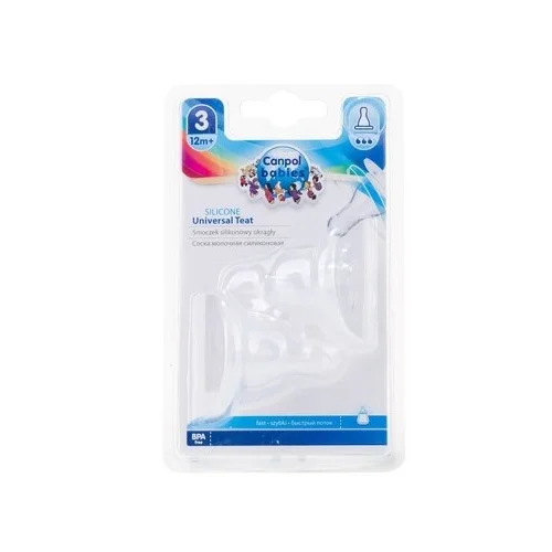 Canpol babies Universal Teat 18/117 žindukai, 2 vnt., 12 mėn.+ image 3