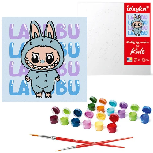 Numeryinės tapybos rinkinys Labubu 25 × 25 cm image 2