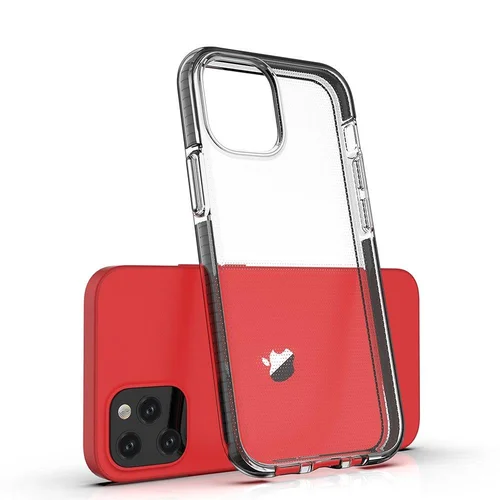 Skaidrus TPU dėklas iPhone 13 Pro, šviesiai mėlynas image 3