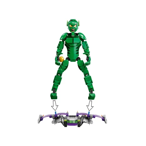 LEGO Marvel 76284 Žaliojo Goblino konstravimo figūra image 2