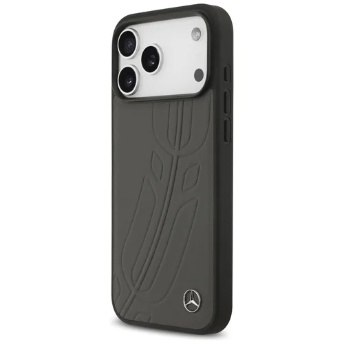 Mercedes „Laurel Leaf“ MagSafe dėklas iPhone 17 Pro Max, juodas ir pilkas image 2
