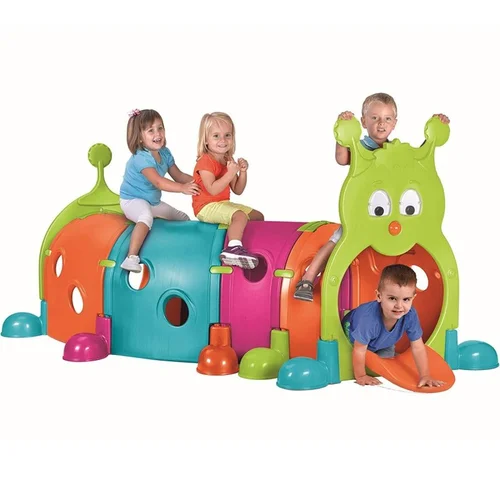 Feber Modulinė Žaidimų Tunelis su Caterpillar Žaidimų Aikštele image 1