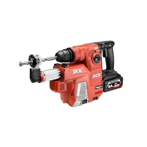 DCK SDS+ Bešepetėlinis perforatorius su nusiurbimu 20V KRHDE20V-26R2KIT image 2