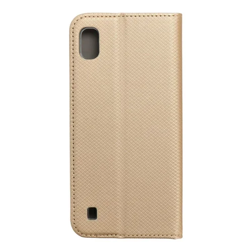 SMART CASE knyginis dėklas Samsung A10, auksinis image 2