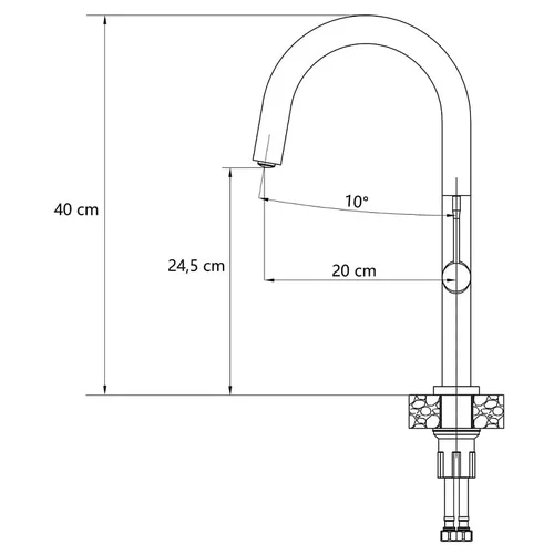 Quadron HALEY T LINE 3623522_T1PVDC1 grafito/vario image 2