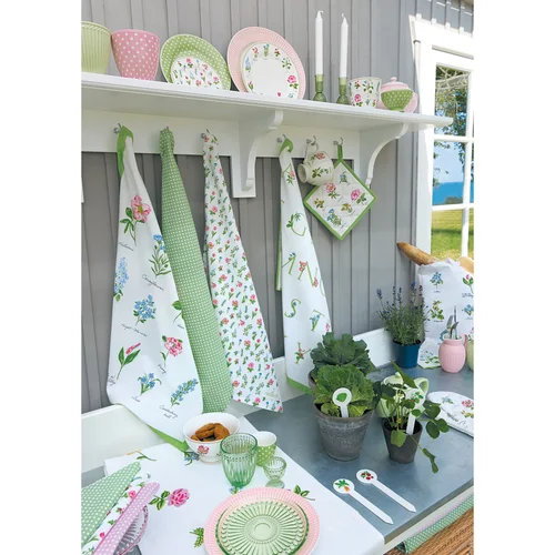 GreenGate AGNES baltas abėcėlės rankšluostėlis image 2