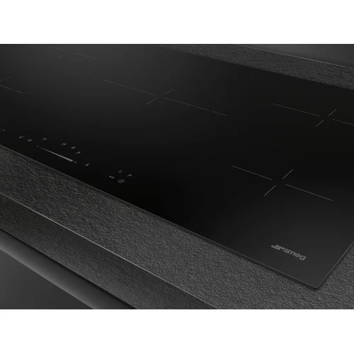 Smeg SE495ETD Įmontuojama kaitlentė 90 cm Juoda image 2