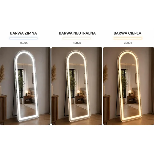 Beauty System NEW YORK pastatomas LED veidrodis 160 × 50 cm image 3