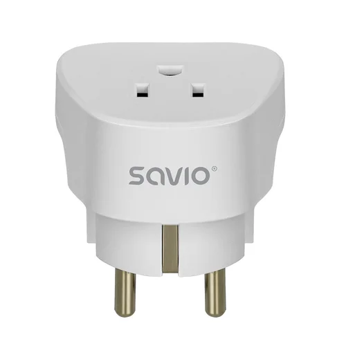 SAVIO AP-01 kelioninis adapteris JAV–ES image 1