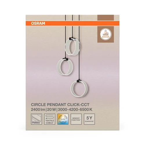 Osram LED lubų šviestuvas 20W 3000-6500K 1300 lm image 3