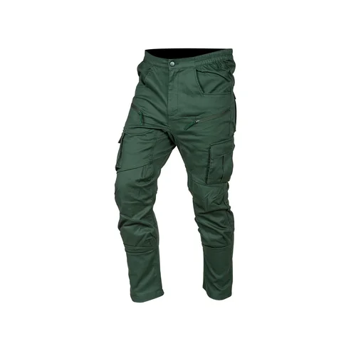 NEO TOOLS OUTDOOR darbinės kelnės, jogger tipo, Žalios, XXXL image 1