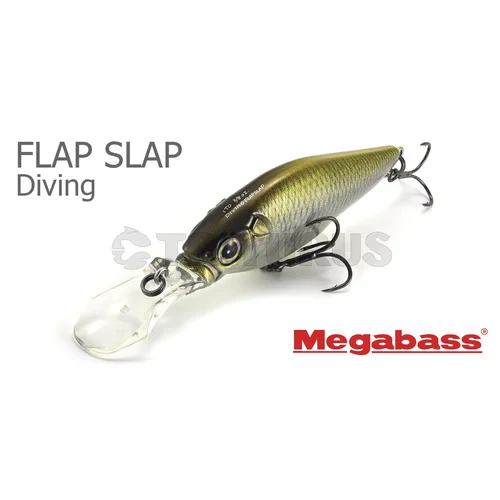 Megabass Diving Flap Slap vobleris 77 mm WAGIN FUNA image 3