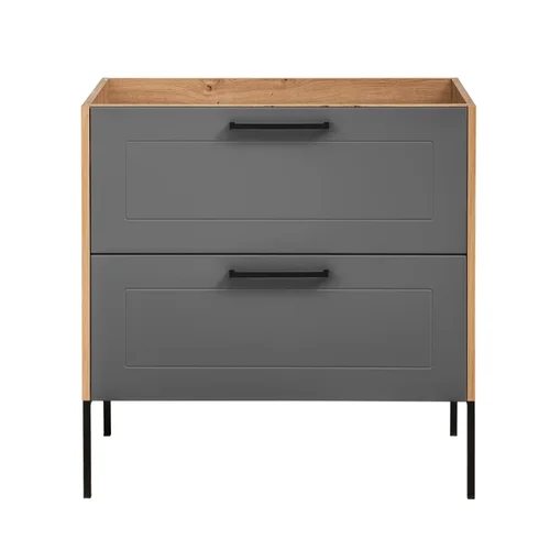 COMAD MADERA GREY 821 FSC vonios spintelė 80 cm image 2