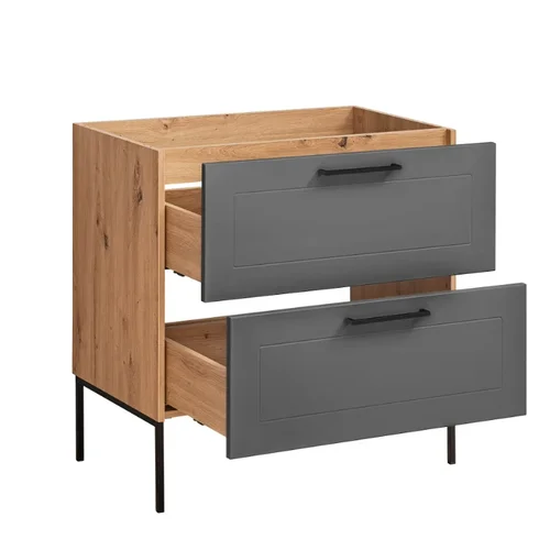 COMAD MADERA GREY 821 FSC vonios spintelė 80 cm image 3