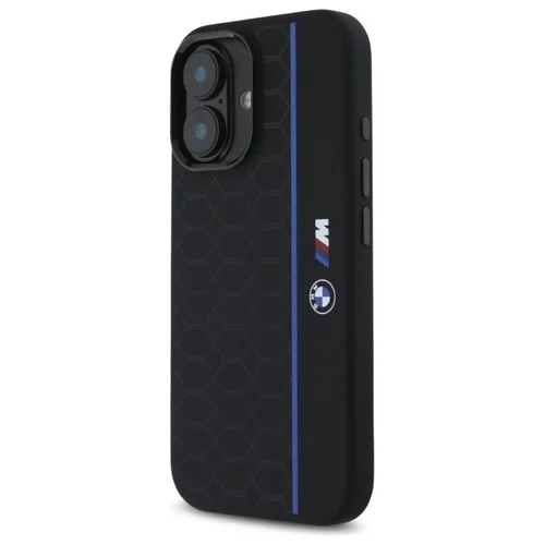 BMW Hexagon Blue Line MagSafe dėklas iPhone 16, juodas image 2