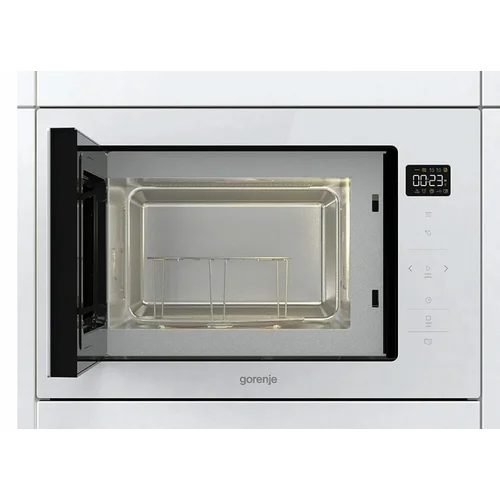 GORENJE BM251SG2WG įmontuojama mikrobangų krosnelė Balta image 2