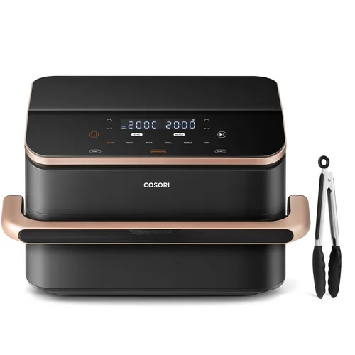 Cosori Dual Blaze TwinFry karšto oro gruzdintuvė 10 l, juoda image 1