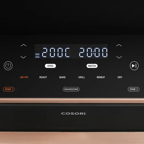 Cosori Dual Blaze TwinFry karšto oro gruzdintuvė 10 l, juoda image 3