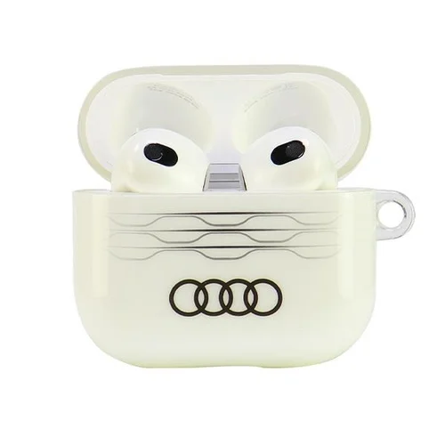 Audi IML Geometrinis Raštas AirPods 3 dėklas, baltas image 2
