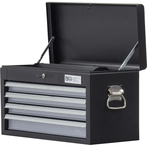 BGS technic 4002 tuščia metalinė įrankių dėžė, 4 stalčiai image 2