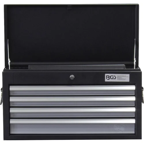 BGS technic 4002 tuščia metalinė įrankių dėžė, 4 stalčiai image 3
