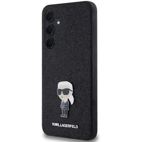 Karl Lagerfeld Ikonik Metal Pin dėklas Samsung Galaxy A35, juodas image 2