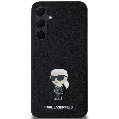 Karl Lagerfeld Ikonik Metal Pin dėklas Samsung Galaxy A35, juodas image 3