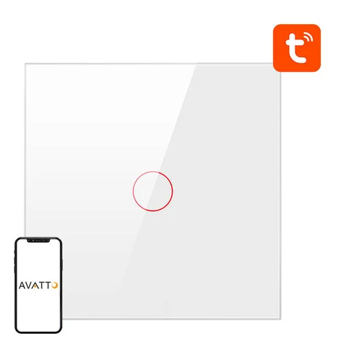 Avatto ZTS02-EU-W1 ZigBee jungiklis, baltas image 2