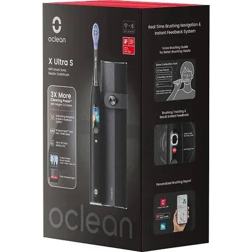 Oclean OCLEANXULTRA Elektrinis dantų šepetėlis Juoda image 3