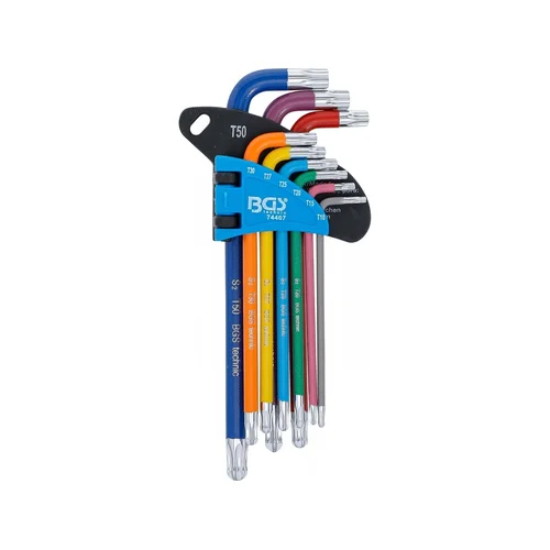 BGS technic 74467 Torx raktų rinkinys T10–T50, 9 vnt. image 1