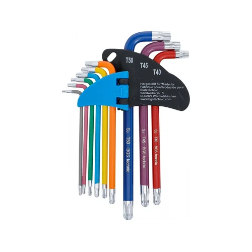 BGS technic 74467 Torx raktų rinkinys T10–T50, 9 vnt. image 3