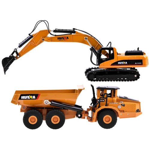 ZA3910 metalinis ekskavatoriaus ir puspriekabės rinkinys image 2