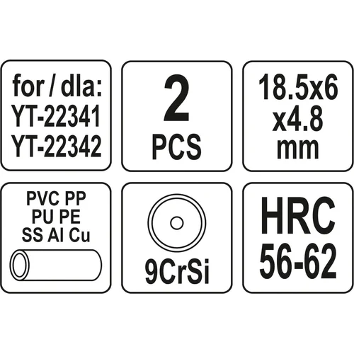 YATO YT-22343 pjovimo ratukai, 2 vnt. image 3