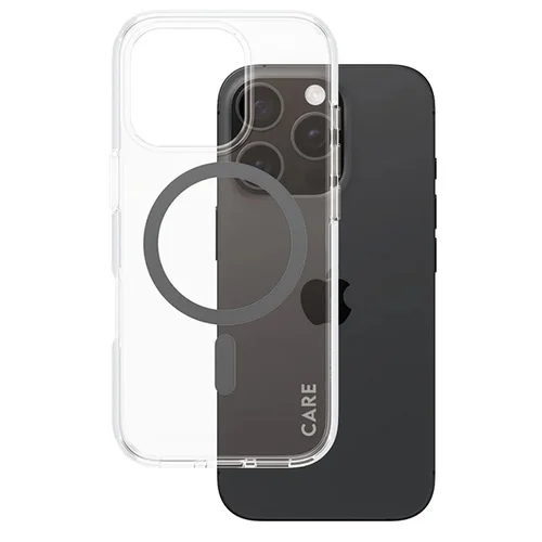 CARE by PanzerGlass Flagship dėklas iPhone 16 Pro 6,3 col. MagSafe, juodas image 2