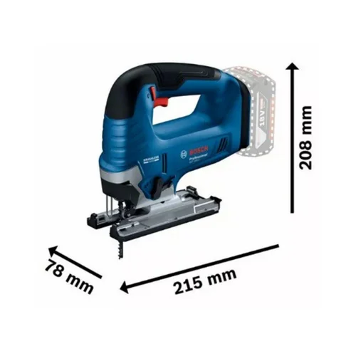 BOSCH GST 18V-125 B CT Solo akumuliatorinis siaurapjūklis image 2
