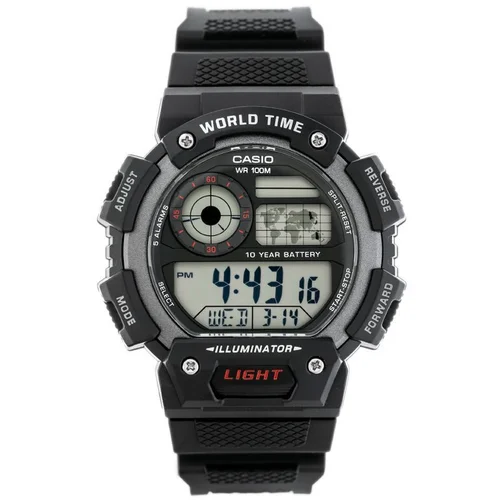 CASIO AE-1400WH-1AVDF vyriškas laikrodis su dėklu image 1