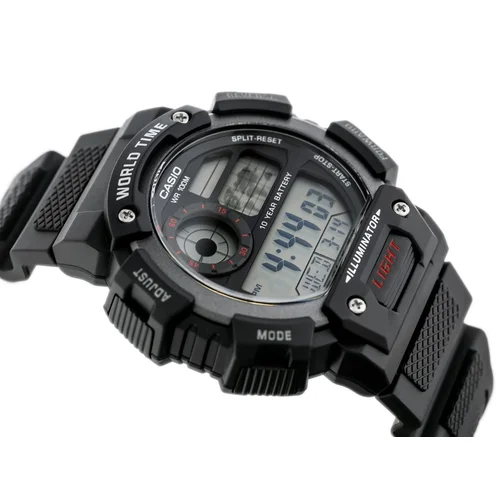 CASIO AE-1400WH-1AVDF vyriškas laikrodis su dėklu image 3
